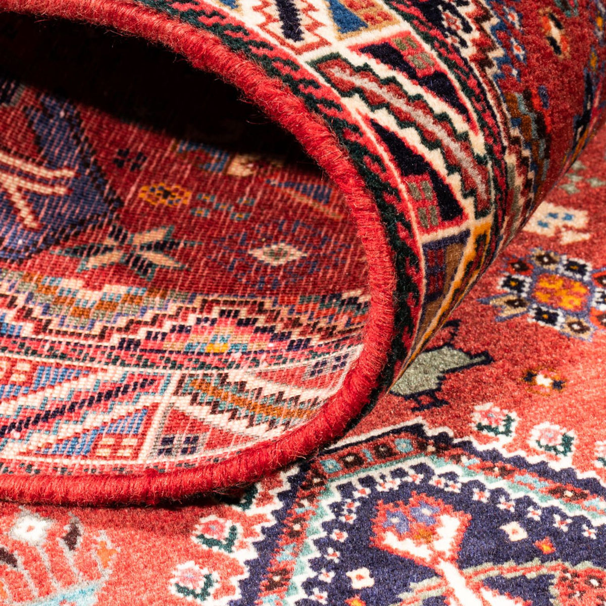 Løber Persisk tæppe - Nomadisk - 200 x 84 cm - rød