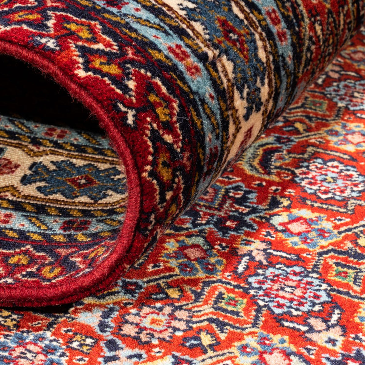 Løber Persisk tæppe - Tabriz - 209 x 95 cm - rød