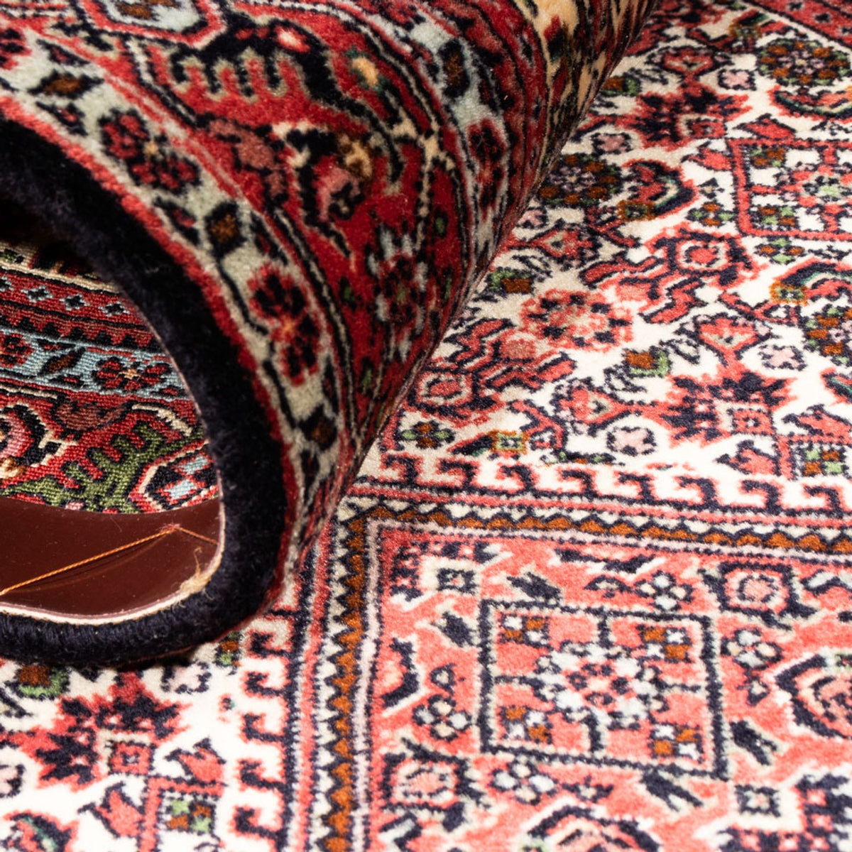 Løber Persisk tæppe - Bijar - Royal - 225 x 80 cm - creme