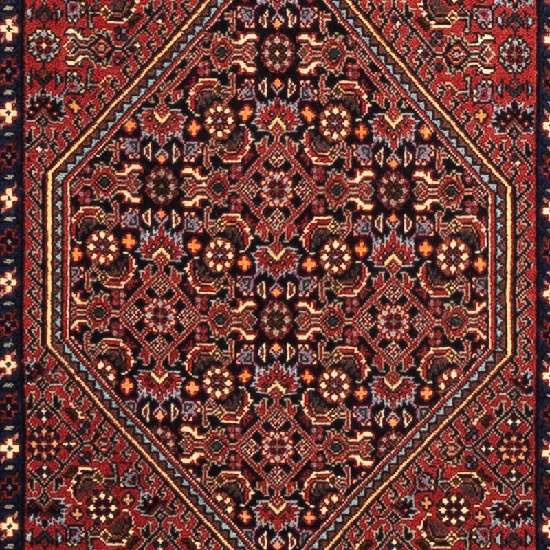 Løber Persisk tæppe - Bijar - 214 x 62 cm - rød