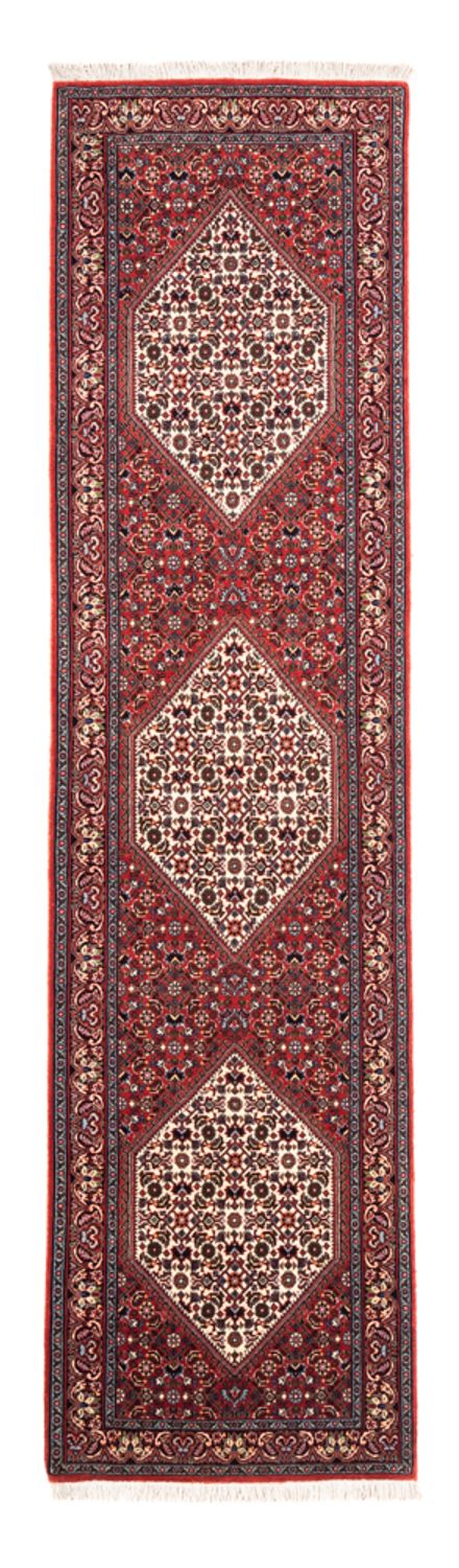 Løber Persisk tæppe - Bijar - 228 x 61 cm - rød