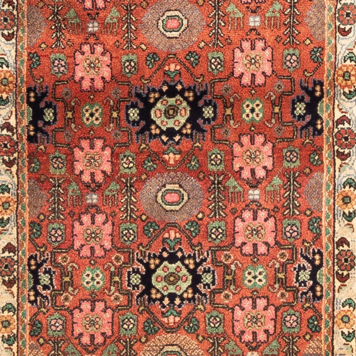Løber Persisk tæppe - Classic - 254 x 50 cm - rød