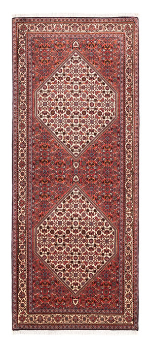 Løber Persisk tæppe - Bijar - 205 x 81 cm - rød