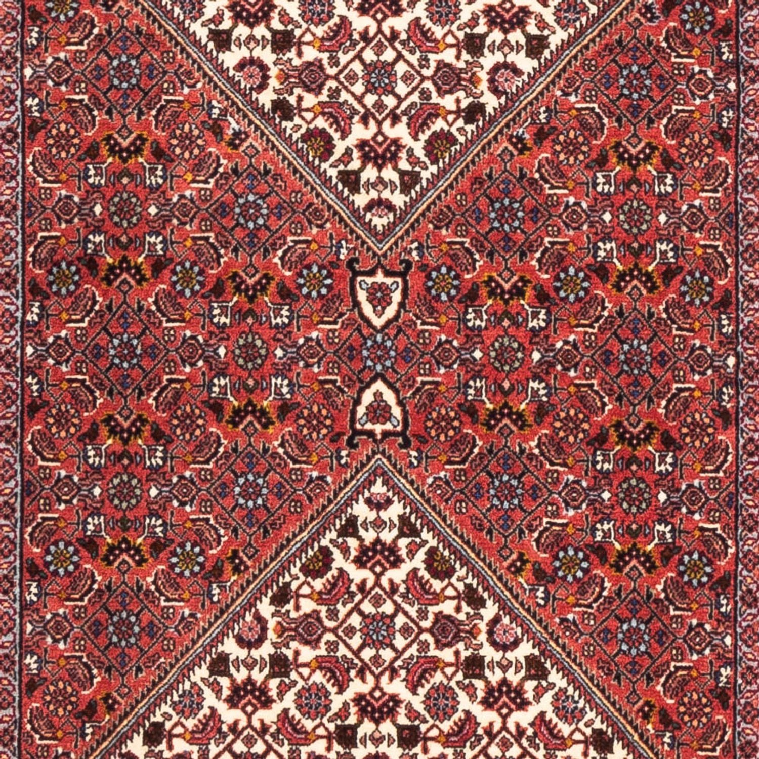 Løber Persisk tæppe - Bijar - 205 x 81 cm - rød