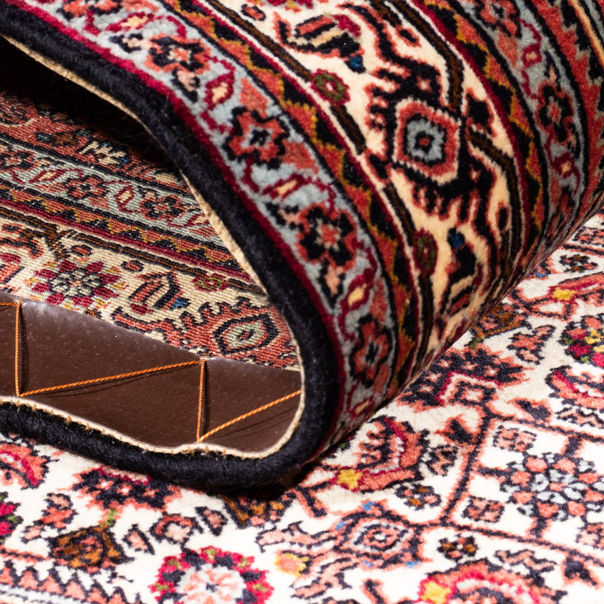 Løber Persisk tæppe - Bijar - 205 x 81 cm - rød