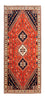 Løber Gabbeh-tæppe - Kashkuli Persisk - 200 x 85 cm - rød