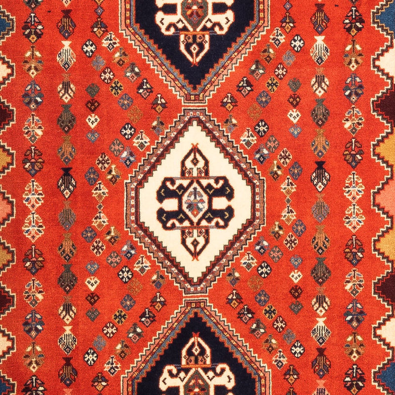 Løber Gabbeh-tæppe - Kashkuli Persisk - 200 x 85 cm - rød