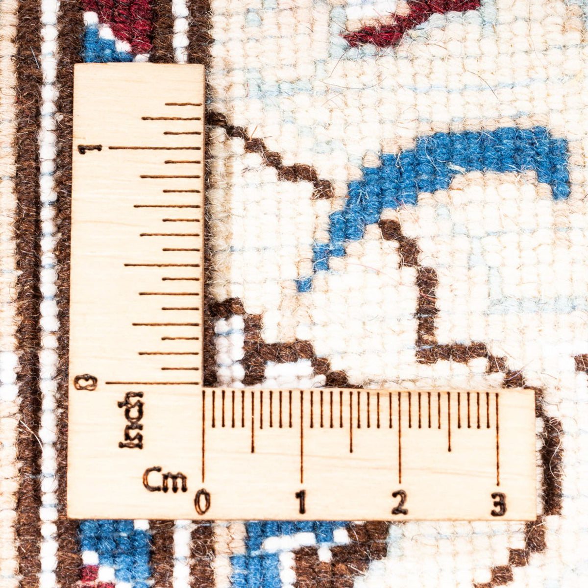 Løber Persisk tæppe - Nain - 190 x 68 cm - mørkeblå