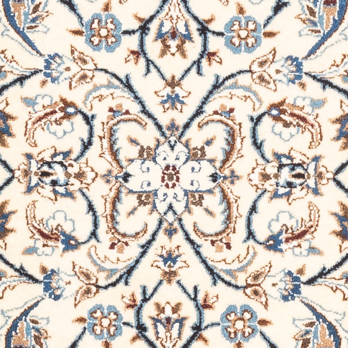 Løber Persisk tæppe - Nain - 201 x 61 cm - creme