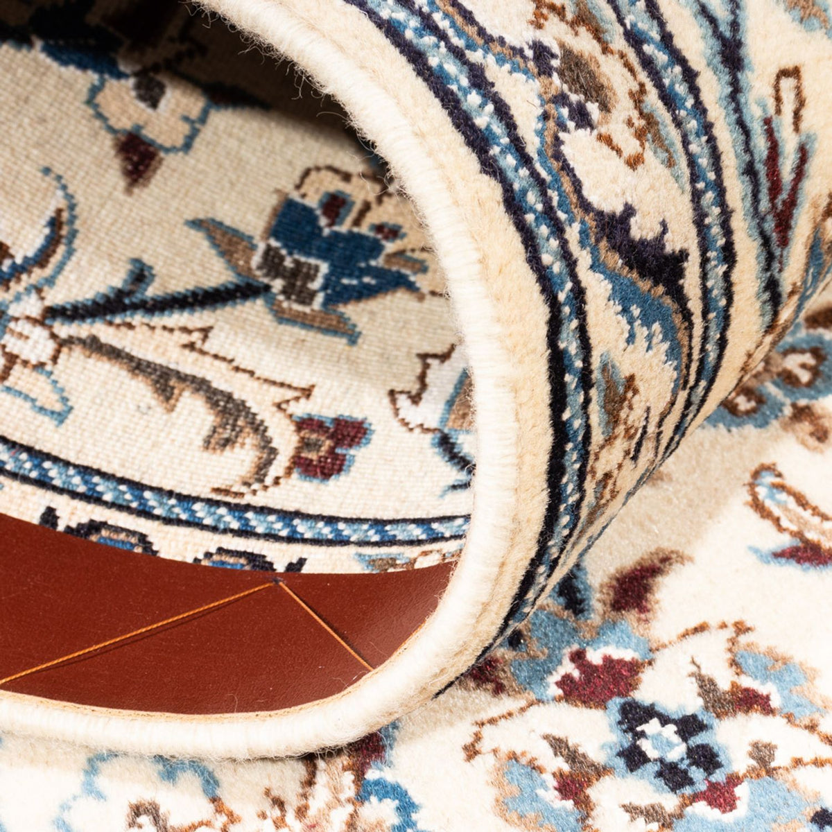 Løber Persisk tæppe - Nain - 201 x 61 cm - creme