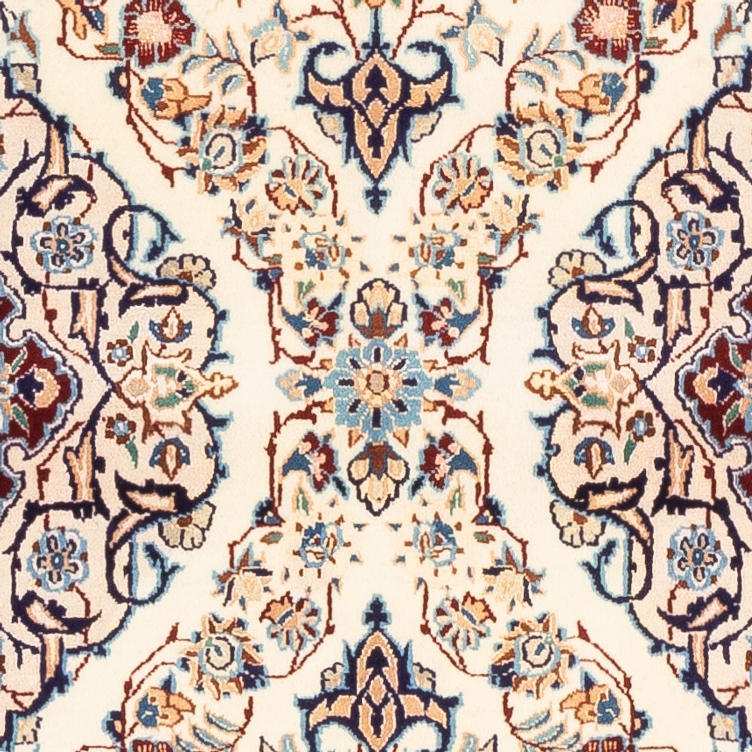 Løber Persisk tæppe - Nain - Royal - 212 x 60 cm - creme