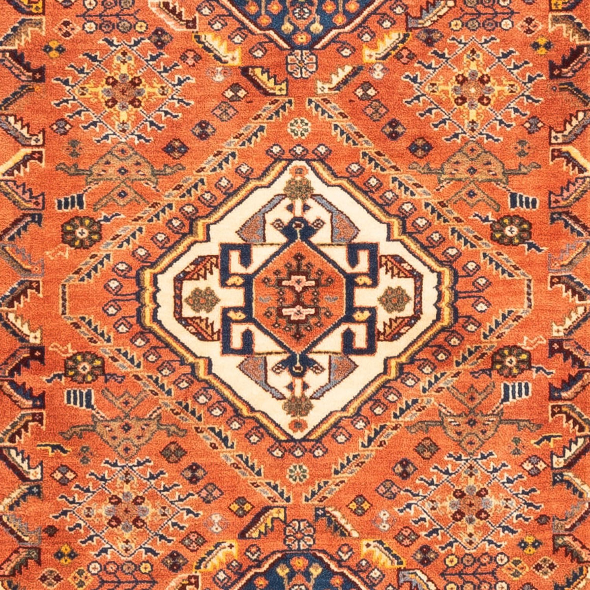 Løber Gabbeh-tæppe - Kashkuli Persisk - 195 x 84 cm - rød