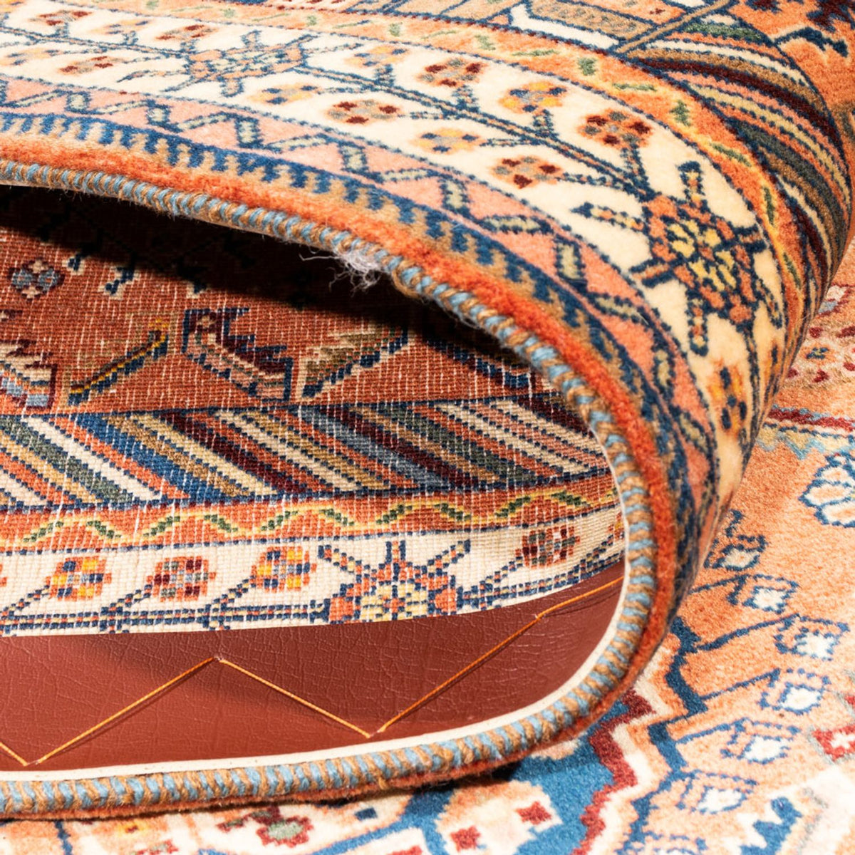 Løber Gabbeh-tæppe - Kashkuli Persisk - 195 x 84 cm - rød