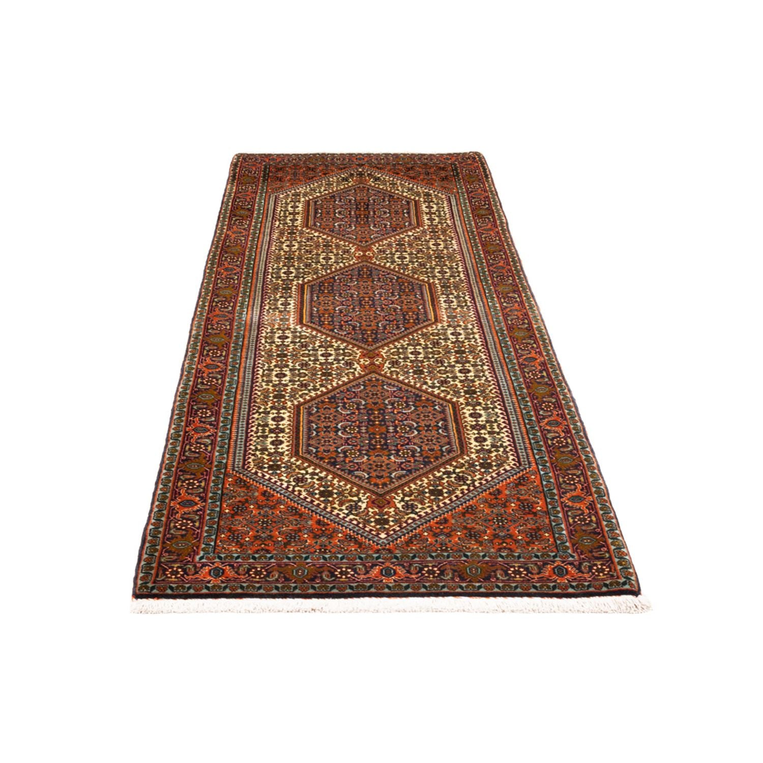 Løber Persisk tæppe - Bijar - 218 x 75 cm - beige
