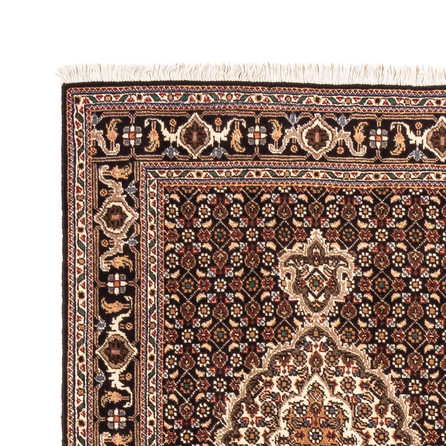 Løber Persisk tæppe - Tabriz - Royal - 195 x 76 cm - mørkeblå