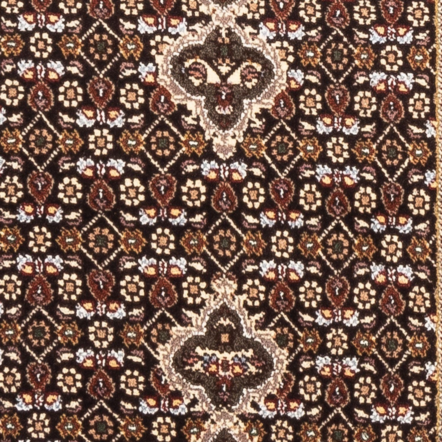Løber Persisk tæppe - Tabriz - Royal - 196 x 75 cm - mørkeblå