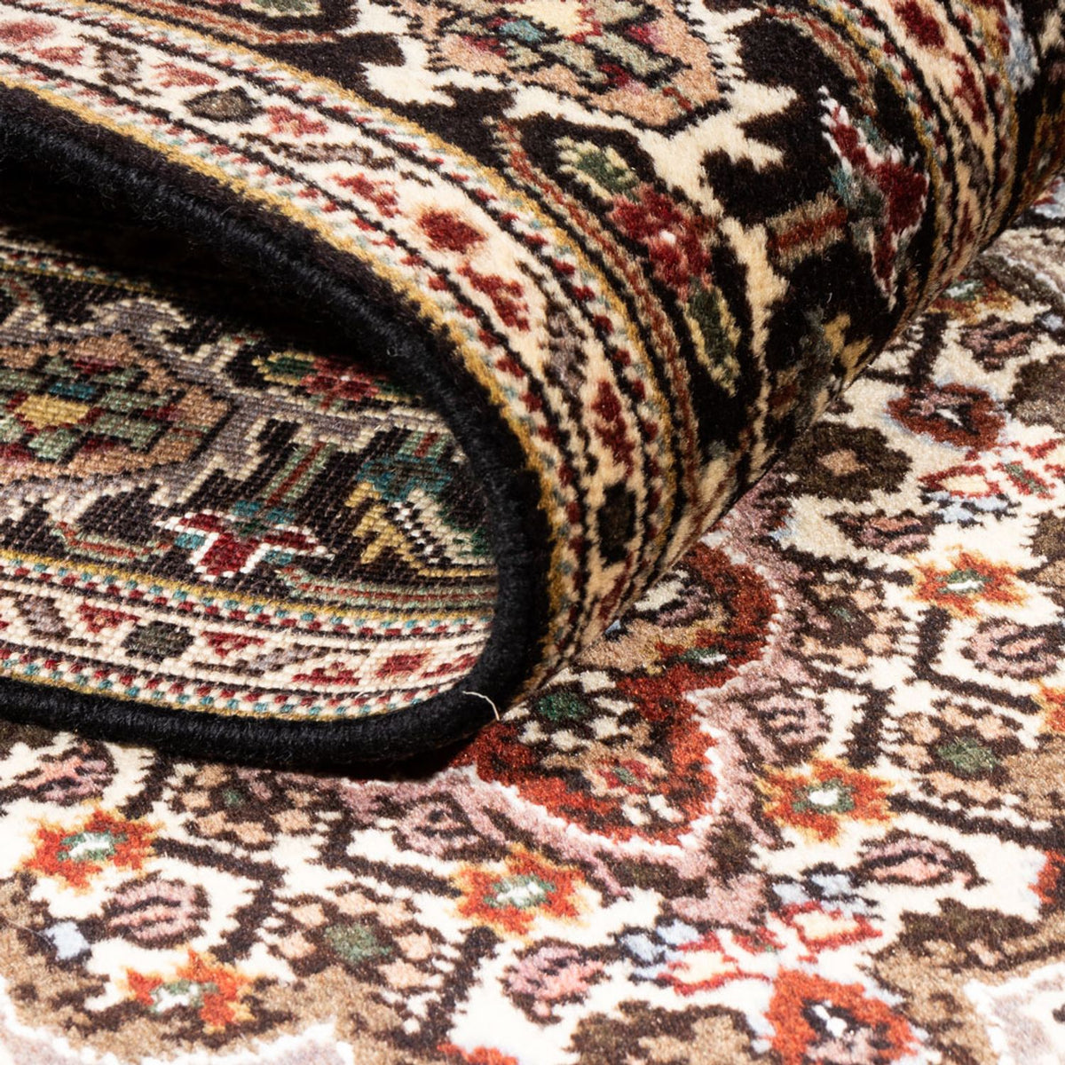 Løber Persisk tæppe - Tabriz - Royal - 196 x 75 cm - mørkeblå