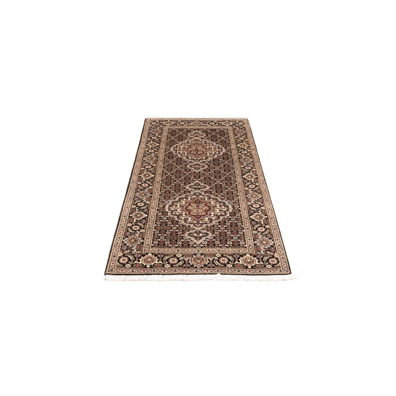 Løber Persisk tæppe - Tabriz - Royal - 196 x 75 cm - mørkeblå