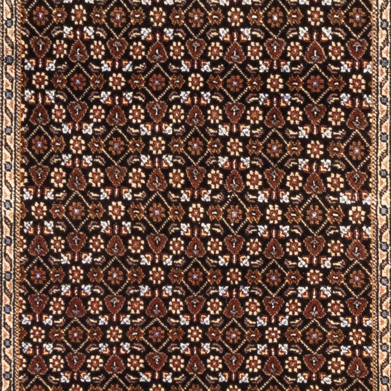Løber Persisk tæppe - Tabriz - Royal - 196 x 80 cm - mørkeblå