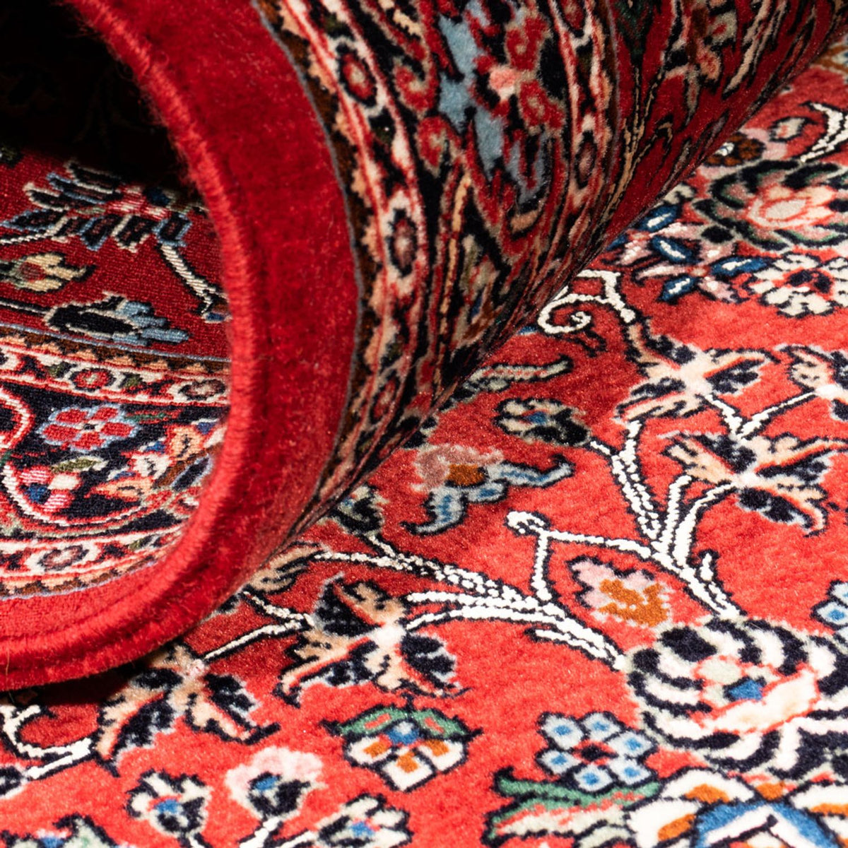 Løber Persisk tæppe - Bijar - 204 x 84 cm - rød