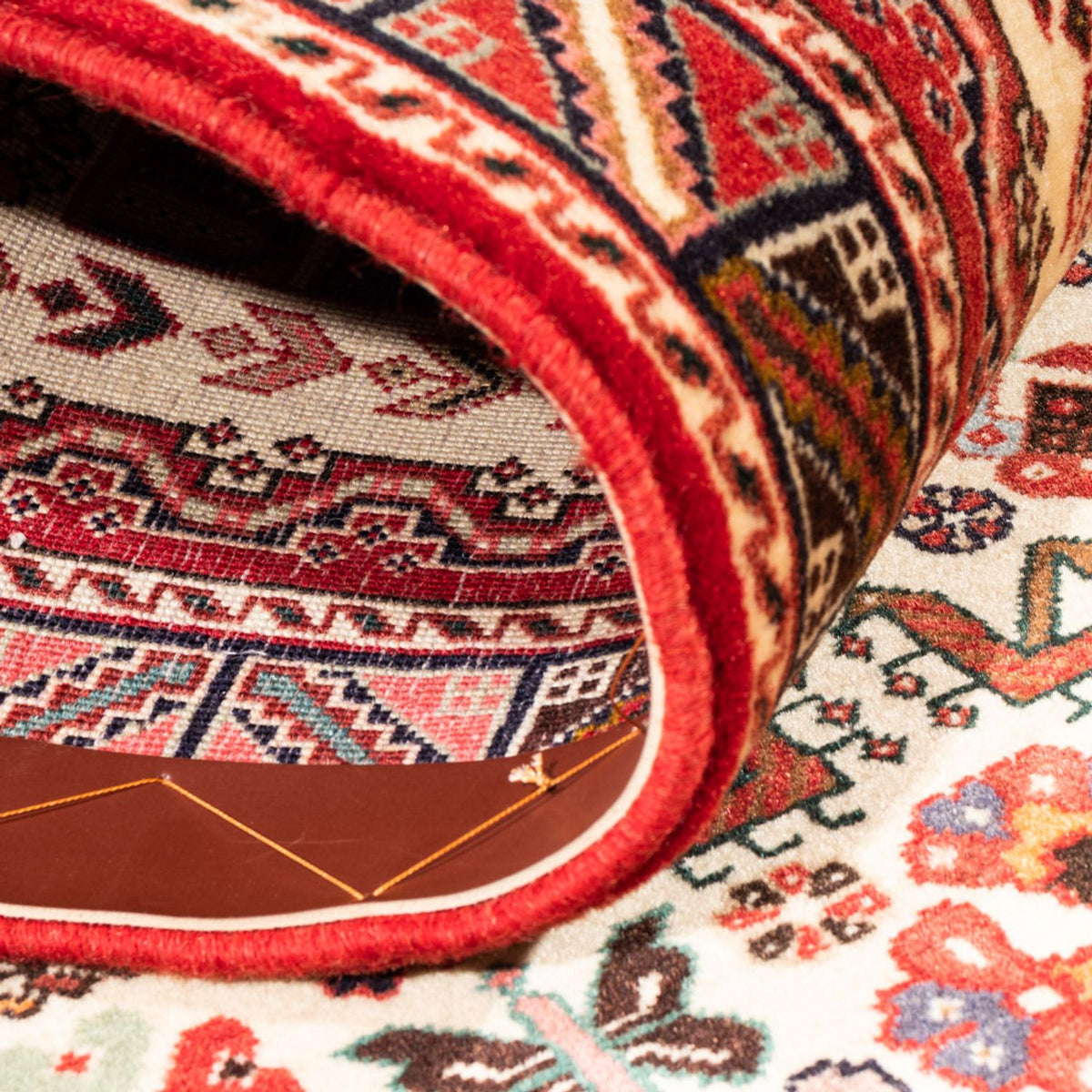 Løber Persisk tæppe - Nomadisk - 200 x 82 cm - creme