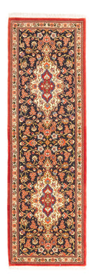 Løber Persisk tæppe - Ghom - 203 x 65 cm - mørkeblå