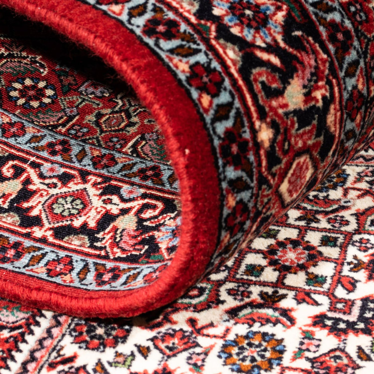 Løber Persisk tæppe - Bijar - Royal - 211 x 77 cm - rød