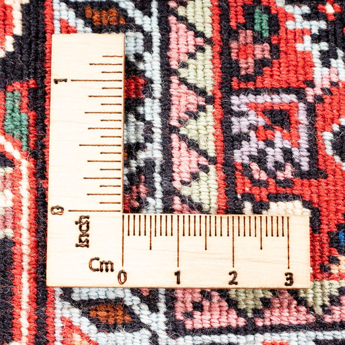 Løber Persisk tæppe - Bijar - Royal - 196 x 80 cm - rød