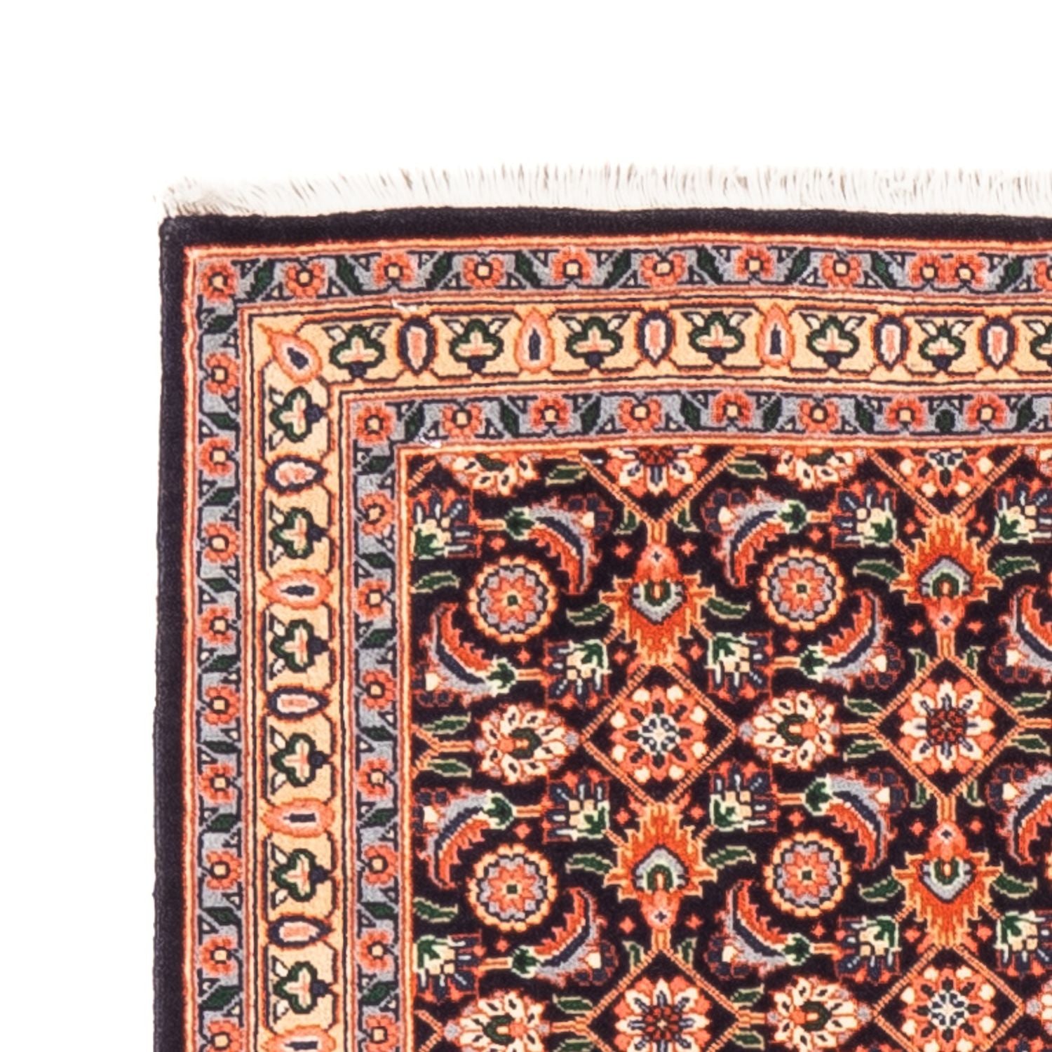 Løber Persisk tæppe - Isfahan - Premium - 199 x 64 cm - rød