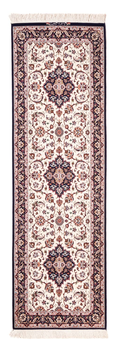 Løber Persisk tæppe - Isfahan - Premium - 199 x 64 cm - rød