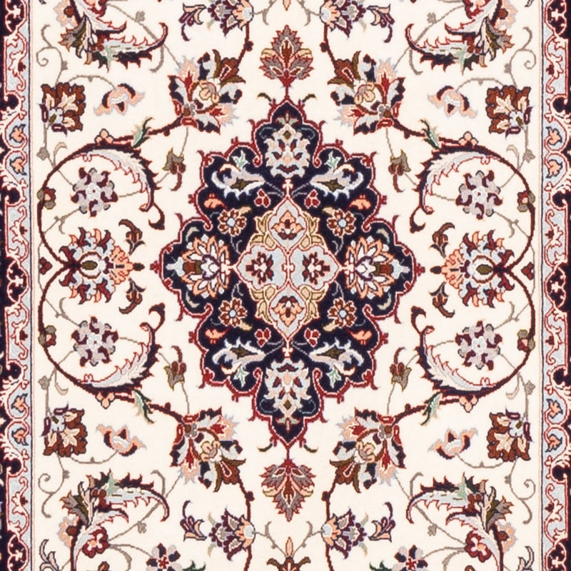 Løber Persisk tæppe - Isfahan - Premium - 199 x 64 cm - rød