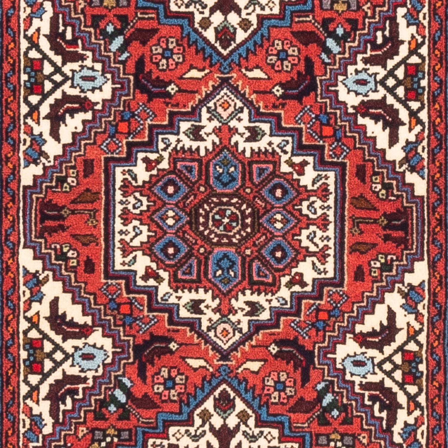 Persisk tæppe - Nomadisk - 147 x 62 cm - rød