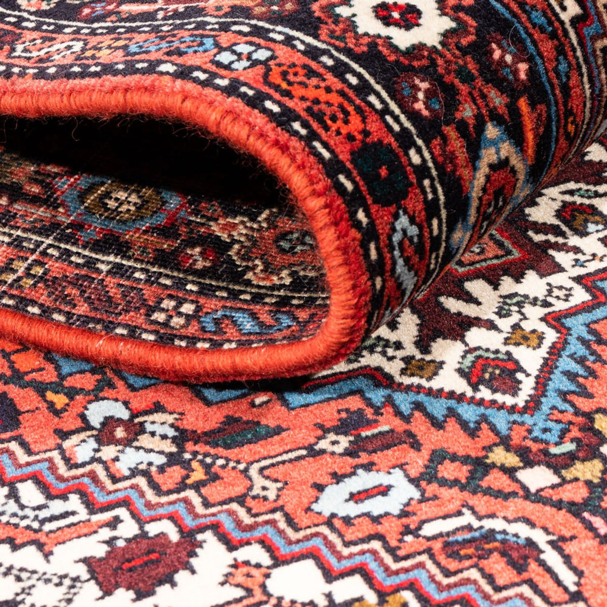 Persisk tæppe - Nomadisk - 147 x 62 cm - rød