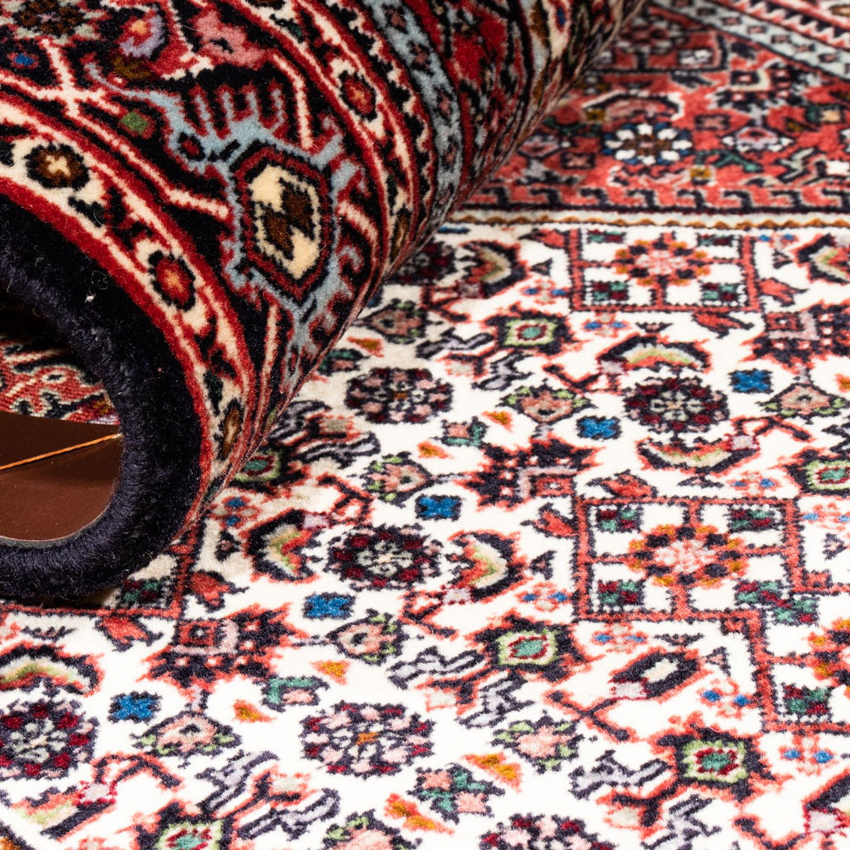 Løber Persisk tæppe - Bijar - 240 x 65 cm - creme