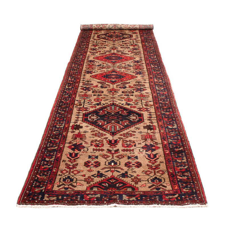Løber Persisk tæppe - Nomadisk - 405 x 100 cm - beige