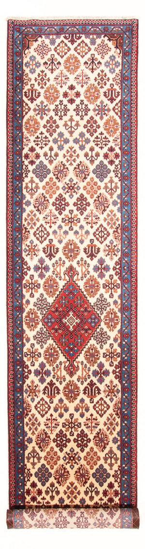 Løber Persisk tæppe - Nomadisk - 440 x 95 cm - creme