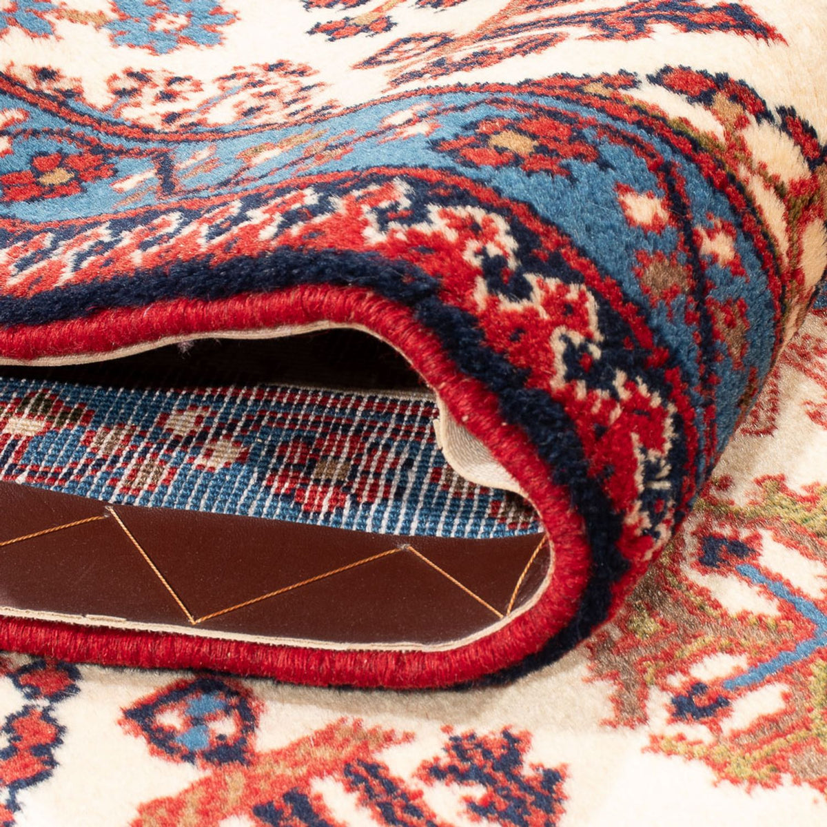 Løber Persisk tæppe - Nomadisk - 440 x 95 cm - creme