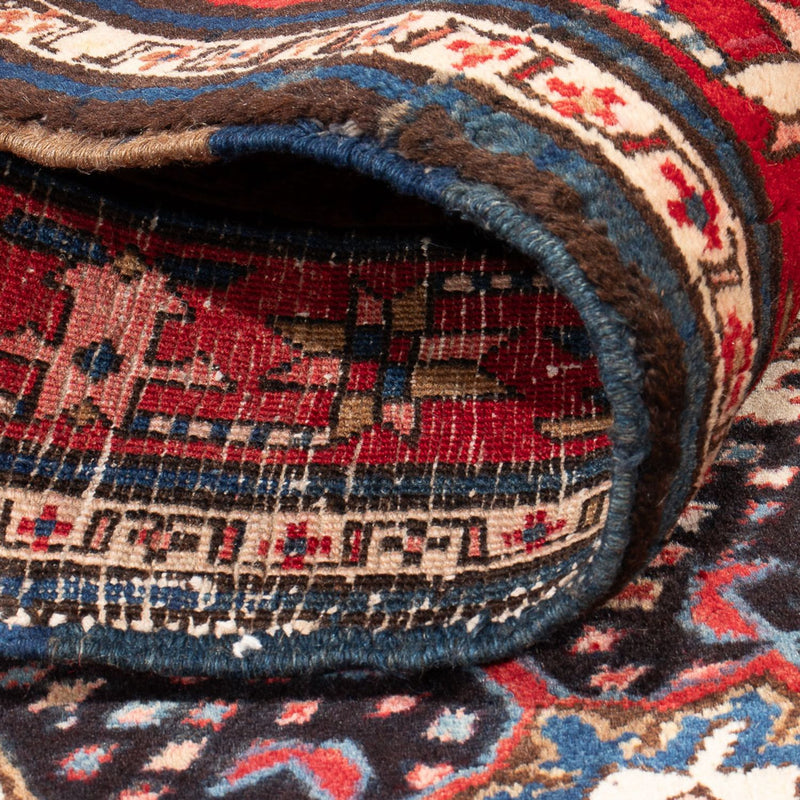 Løber Persisk tæppe - Nomadisk - 382 x 107 cm - mørkeblå