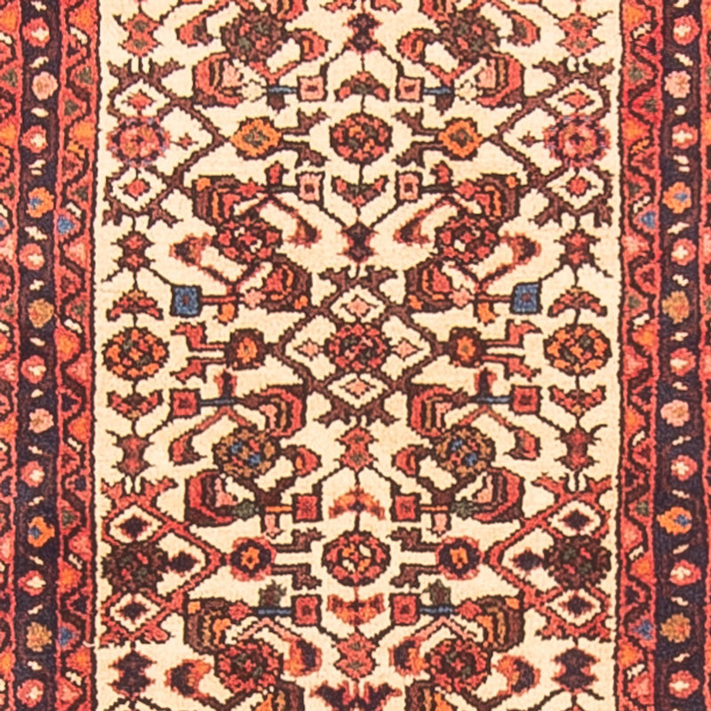Løber Kelim-tæppe - orientalsk - 408 x 70 cm - beige