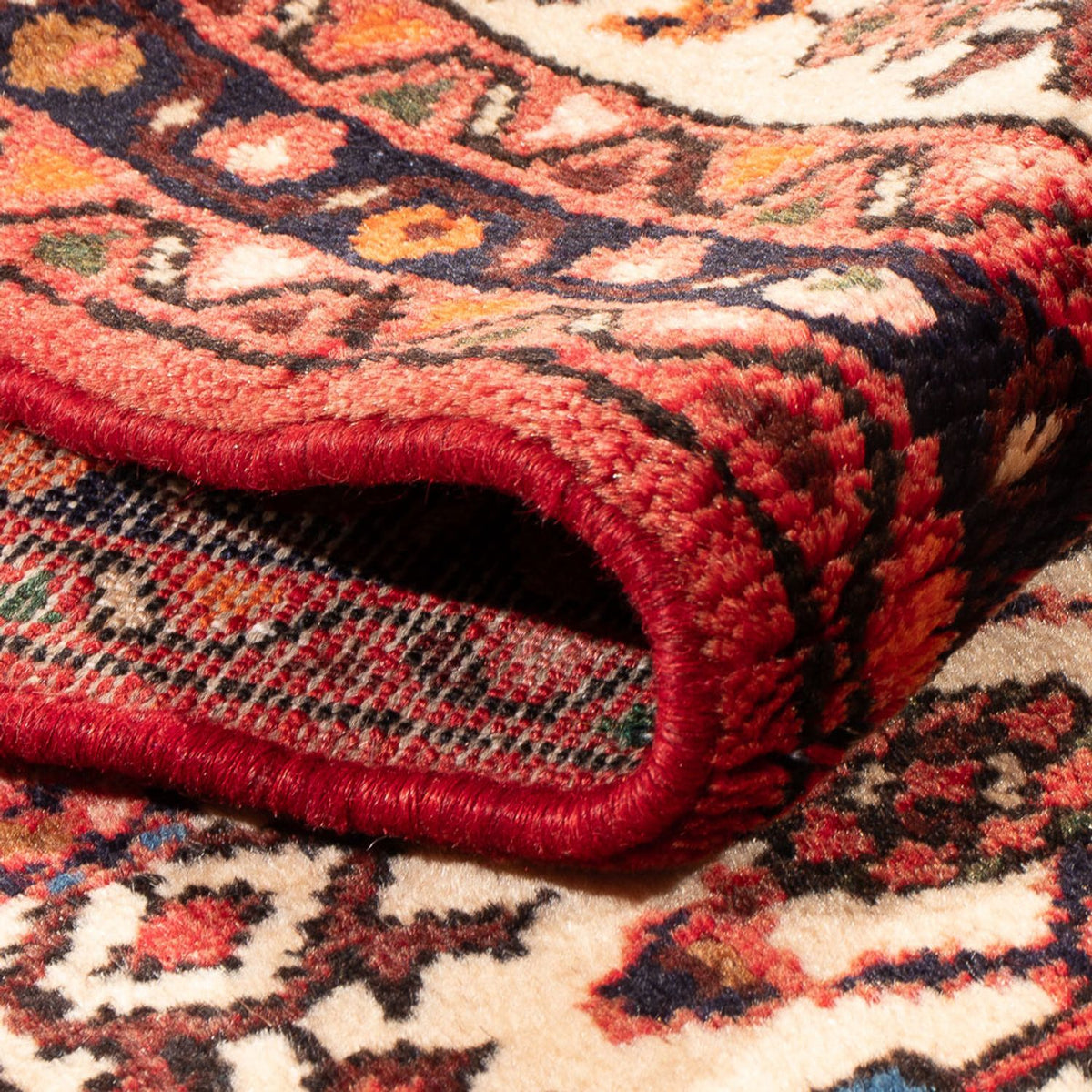 Løber Kelim-tæppe - orientalsk - 408 x 70 cm - beige