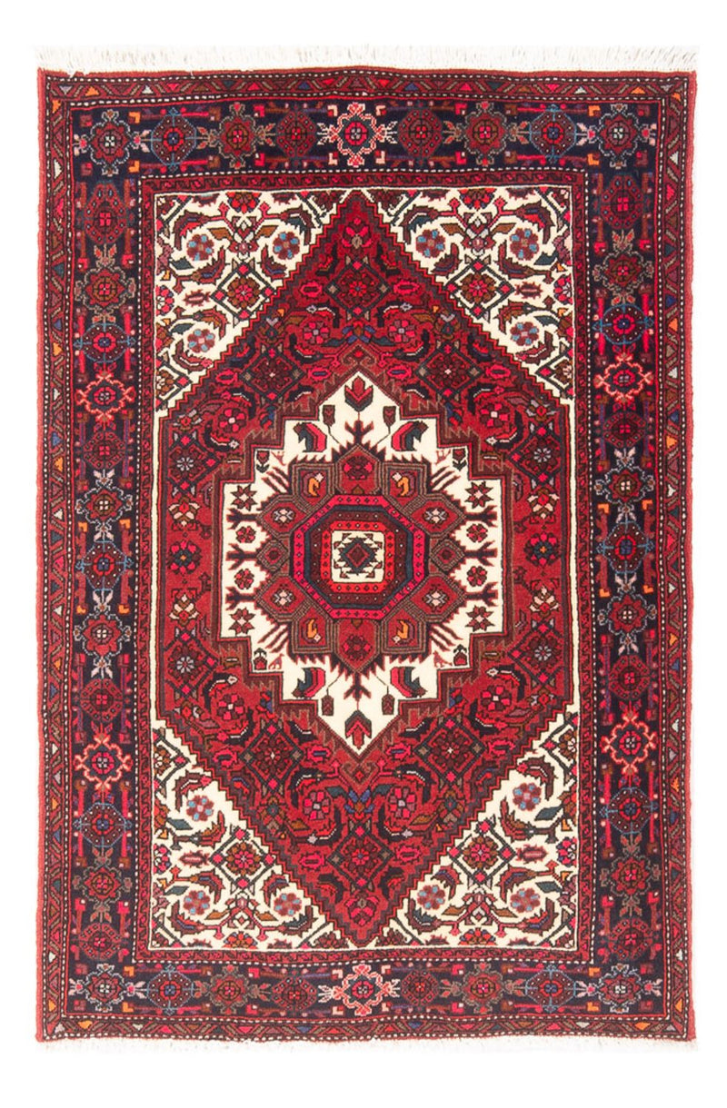 Persisk tæppe - Nomadisk - 115 x 83 cm - lysrød