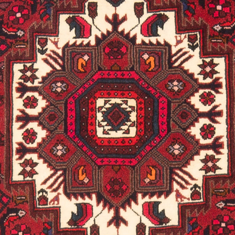 Persisk tæppe - Nomadisk - 115 x 83 cm - lysrød