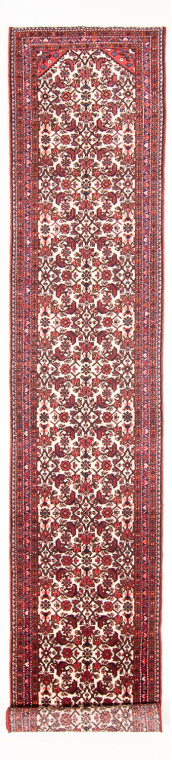 Løber Kelim-tæppe - orientalsk - 415 x 80 cm - beige