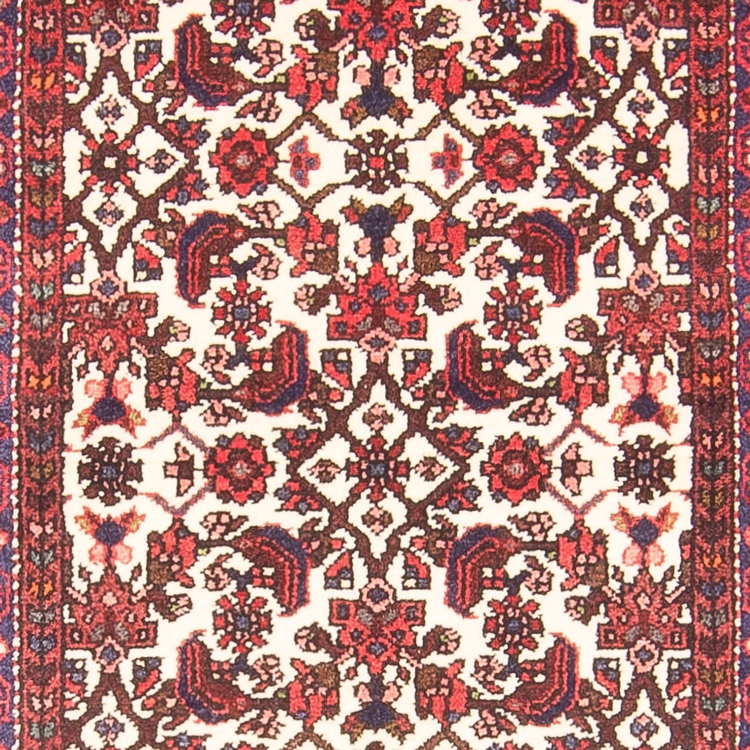 Løber Kelim-tæppe - orientalsk - 415 x 80 cm - beige