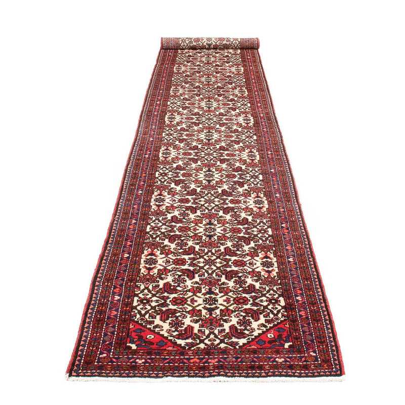 Løber Kelim-tæppe - orientalsk - 415 x 80 cm - beige