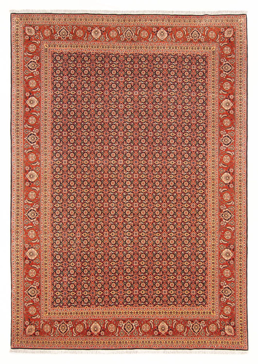 Persisk tæppe - Tabriz - Royal - 288 x 196 cm - mørkeblå