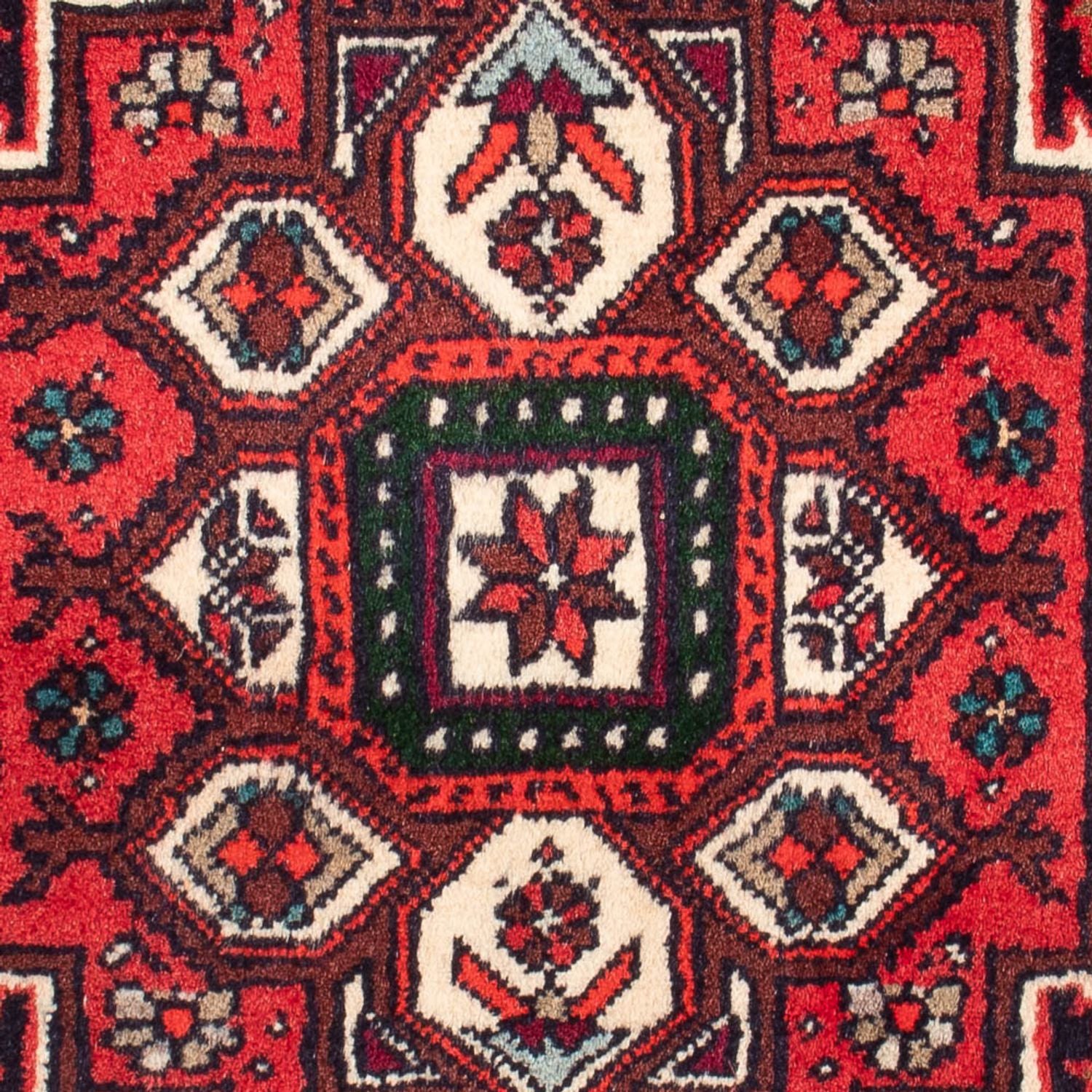 Persisk tæppe - Nomadisk - 88 x 48 cm - rød