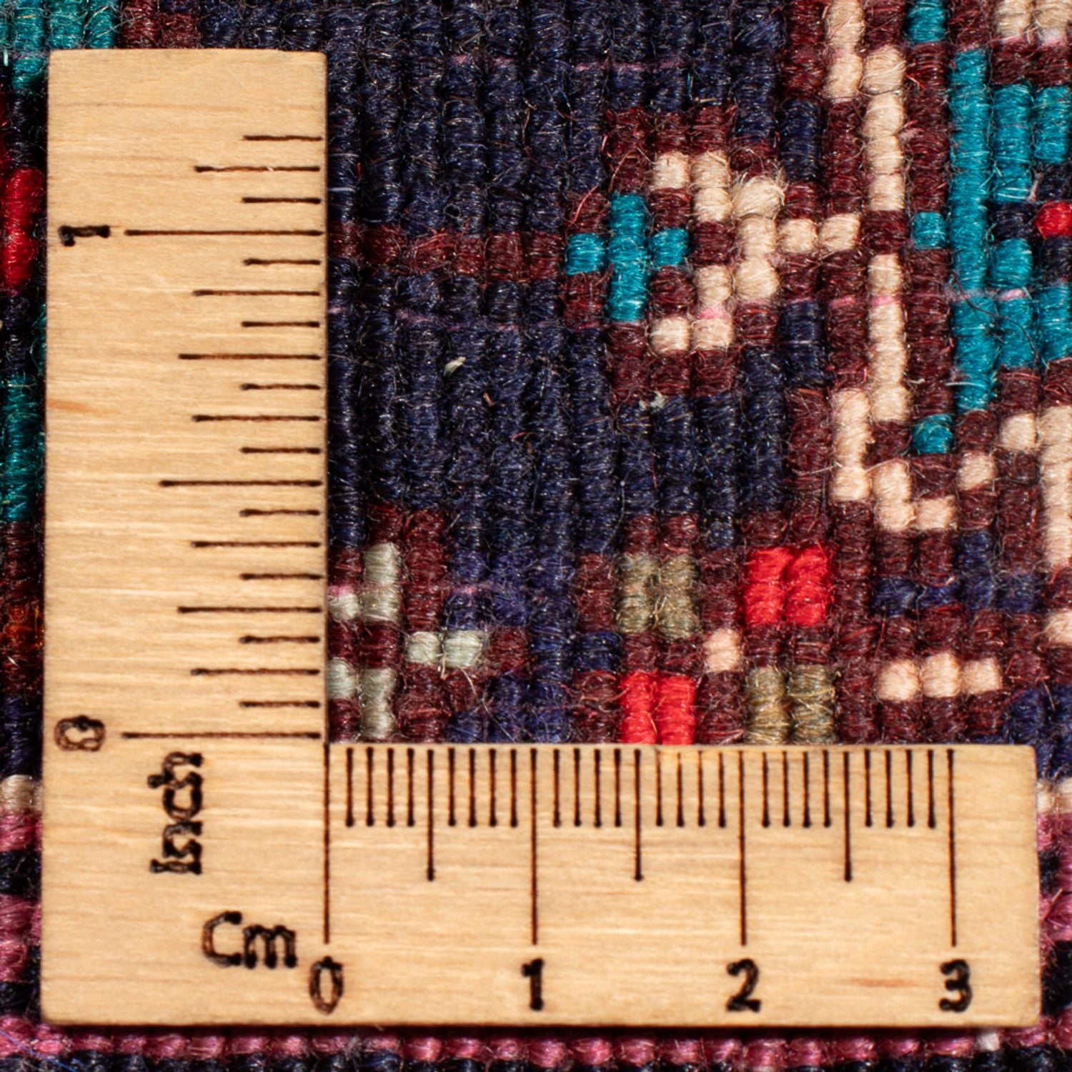Persisk tæppe - Nomadisk - 88 x 48 cm - rød