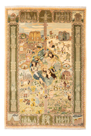 Persisk tæppe - Tabriz - Royal - 263 x 175 cm - flerfarvet