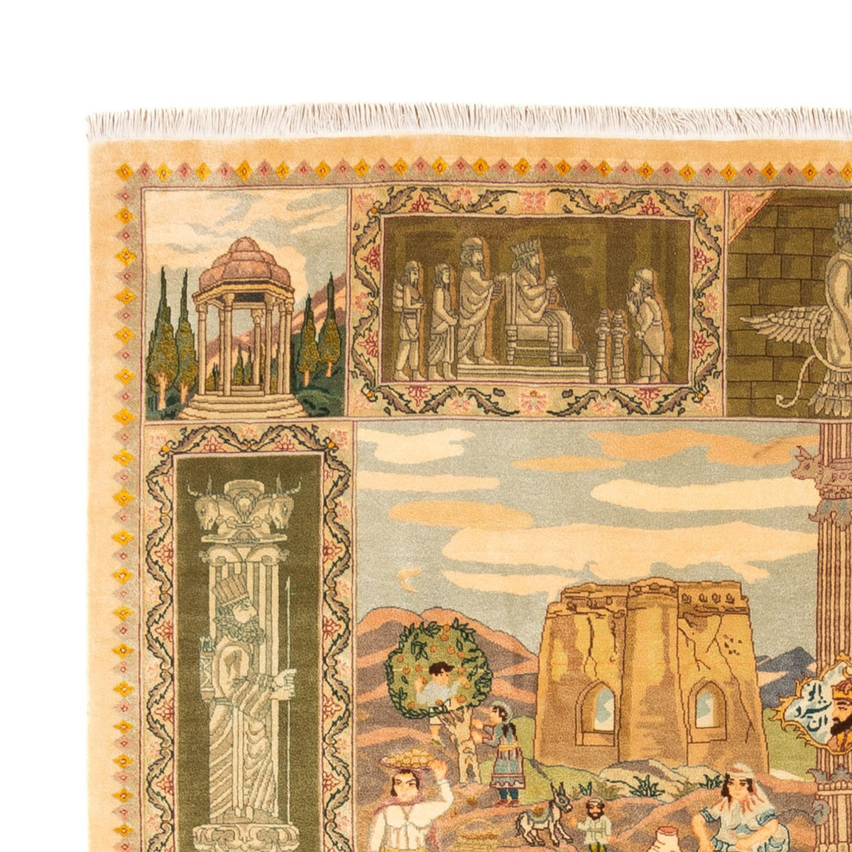 Persisk tæppe - Tabriz - Royal - 263 x 175 cm - flerfarvet